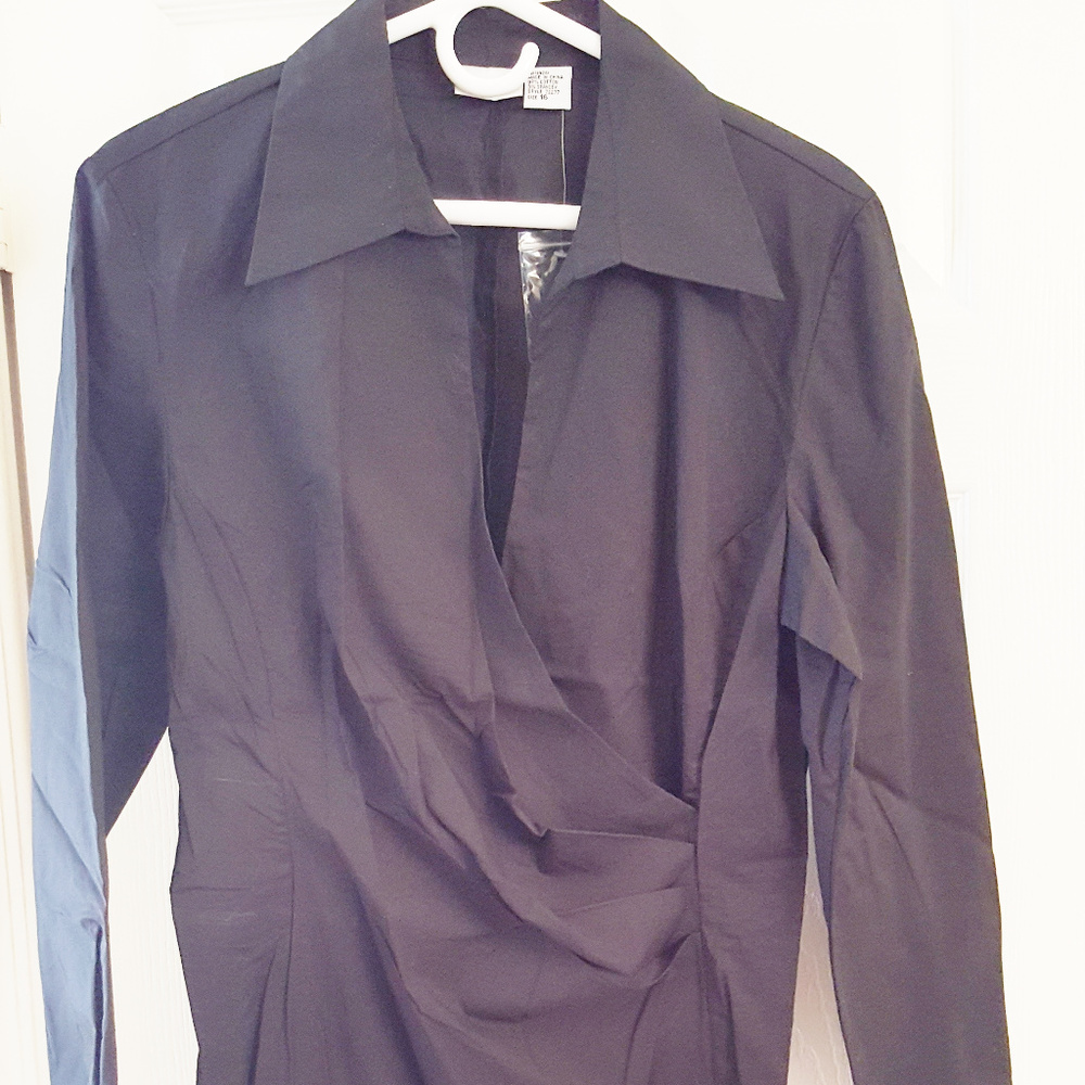 NEWPORT NEWS Blouse New Black  16